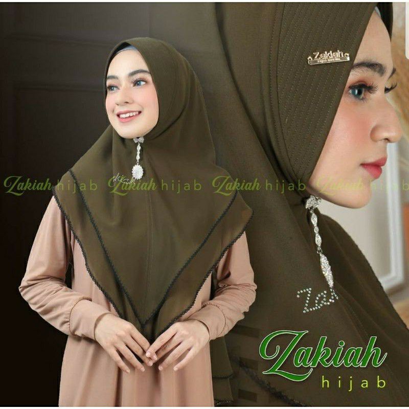 (((ORIGINAL ZAKIAH))) Hijab instan Runcing mini NIZWA PICOT
