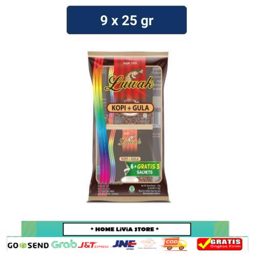 

Kopi Luwak + Gula Bag (6+3) x 25gr