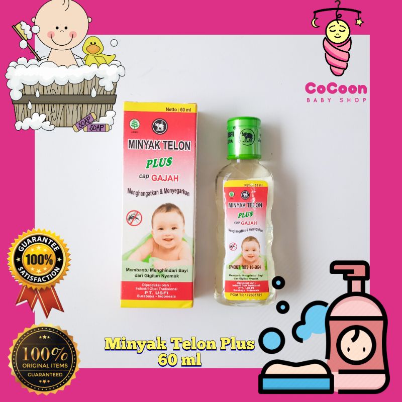 Minyak Gosok Bayi Minyak Telon Plus Gajah 60 ml 60ml