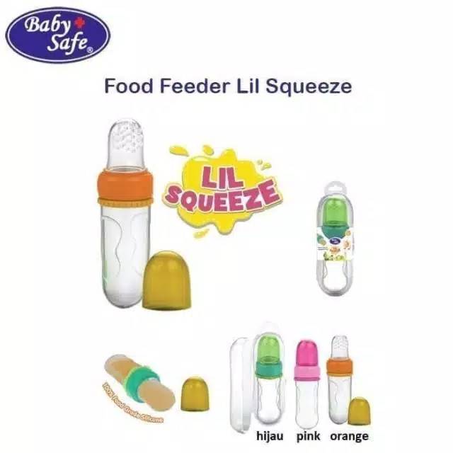 Babysafe food feeder lil squeeze JP030/ Wadah silikon