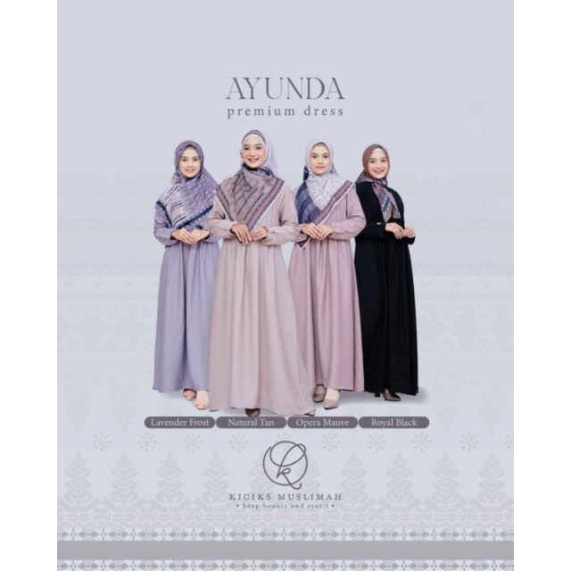 DRESS AYUNDA BY KICIKS MUSLIMAH