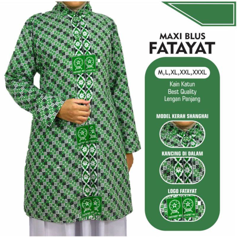 Baju Fatayat | Blus Fatayat | Tunik Fatayat | Baju NU