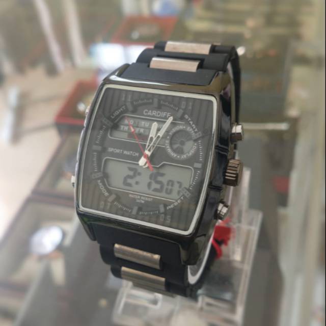 Jam tangan cardiff original dualtime