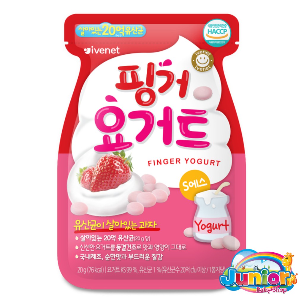 Ivenet Finger Yogurt - Snack Jajanan Cemilan Permen Bayi dan Anak