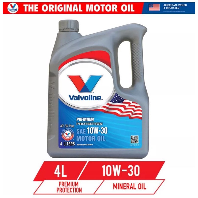 VALVOLINE PREMIUM PROTECTION oli mobil 10W-30 4 Liter