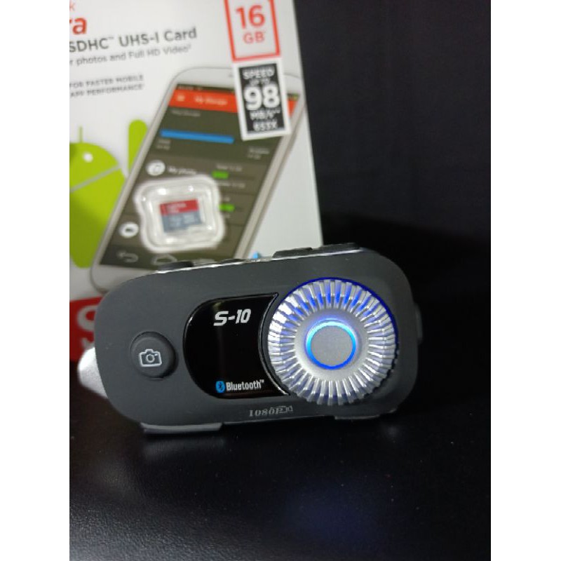SCS S-10 INTERCOM + VIDEO CAM 1080 HD
