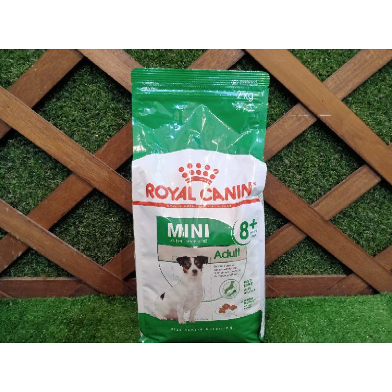 Royal Canin Mini Adult/Mini Adult 8+ 2Kg / dogfood khusus anjing tuna