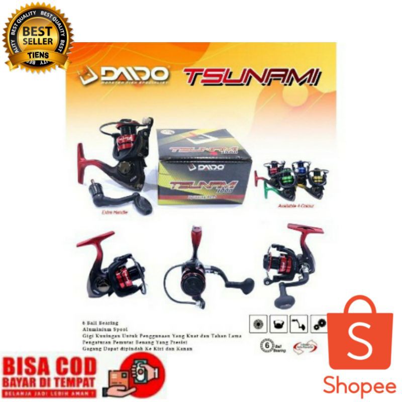 REL PANCING RILL PANCING KEREKAN PANCING SPINNING {DAIDO} TSUNAMI SPIN 1000-6000