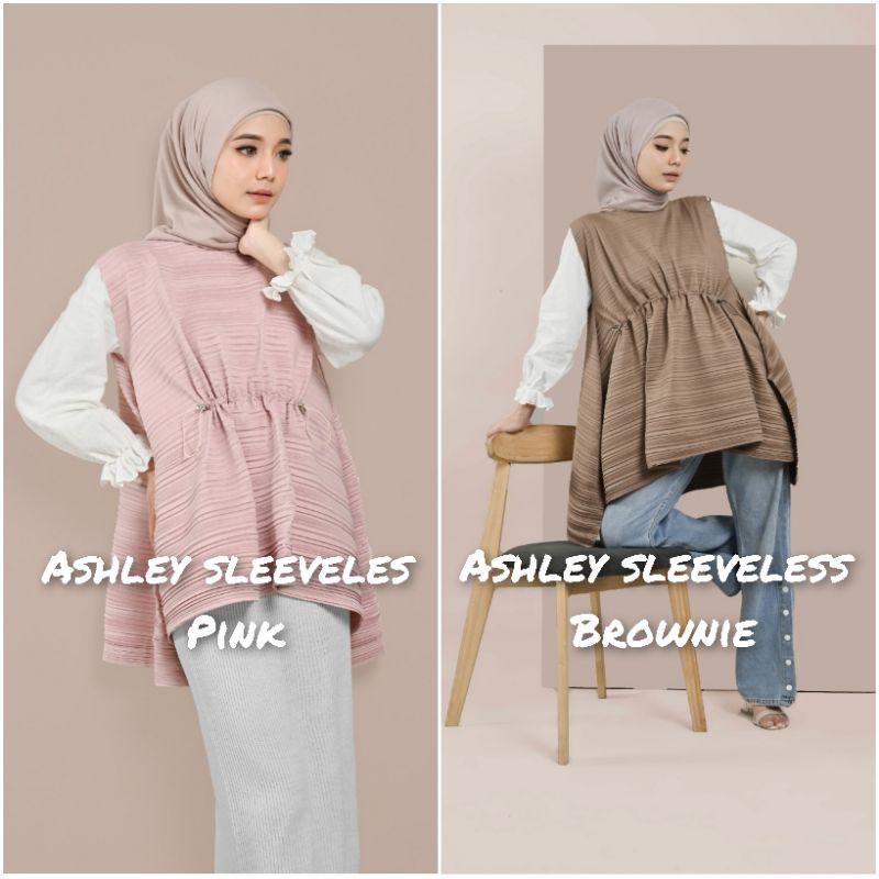 Ashley Sleeveless Pink Brownie Coral by Local.id