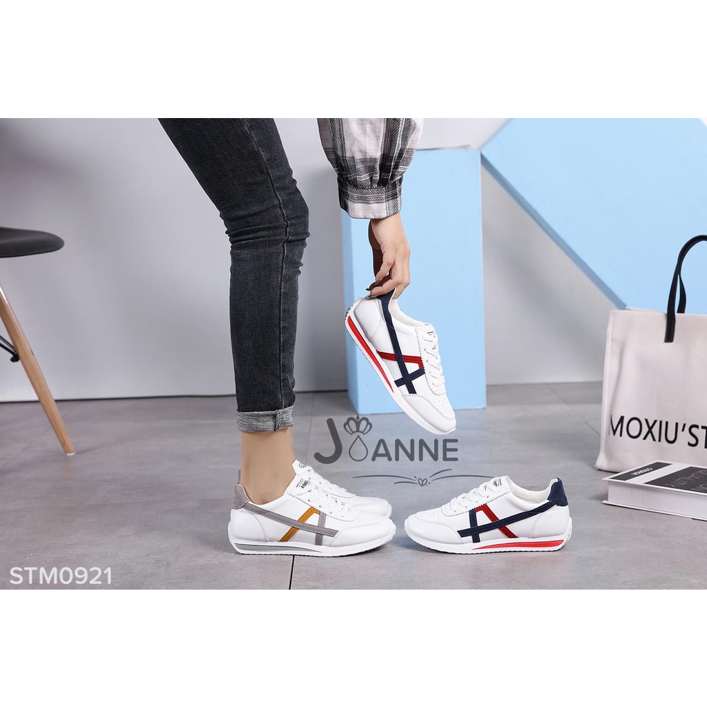 JOANNE Leather Sneakers Shoes #STM0921 ORIGINAL