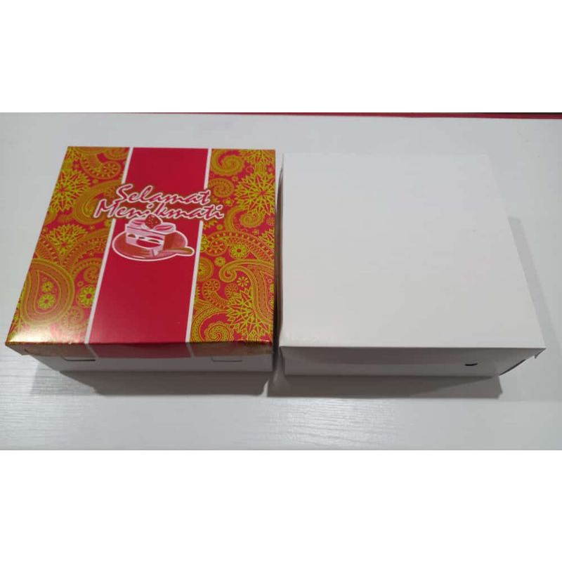 

Kotak Nasi Polos & motif 20 x 20