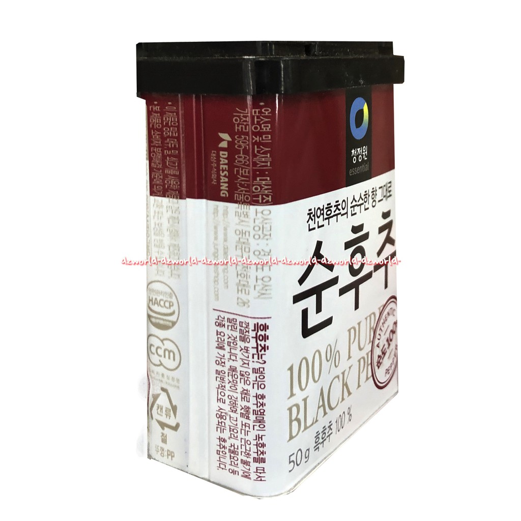 Daesang Blackpepper Essential 50gr Bumbu Merica Hitam Black Pepper Dae Sang Chung Jung One Da esang