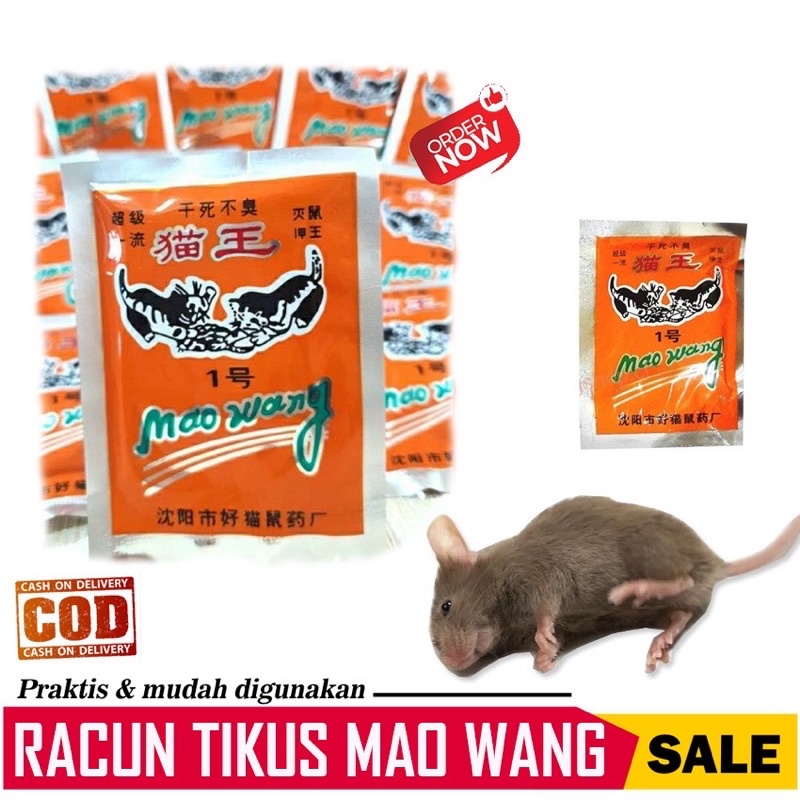 BEAUTY JAYA - MAOWANG Racun Tikus Mati Kering &amp; Gak Bau - Mao Wang [𝐎𝐑𝐈𝐆𝐈𝐍𝐀𝐋] Paling Ampuh Langsung Mati diTempat