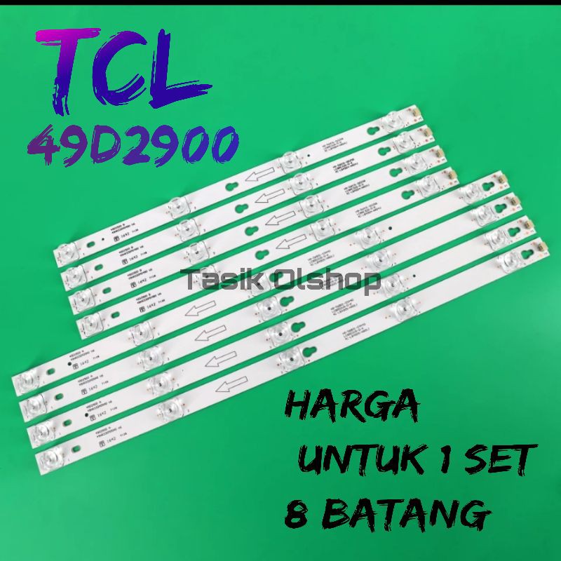 Backlight led tv TCL 49D2900 Original