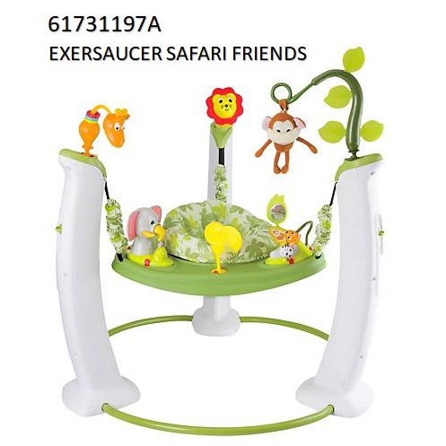 EXERSAUCER JUMP AND LEARN SAFARI FRIENDS 61731197A