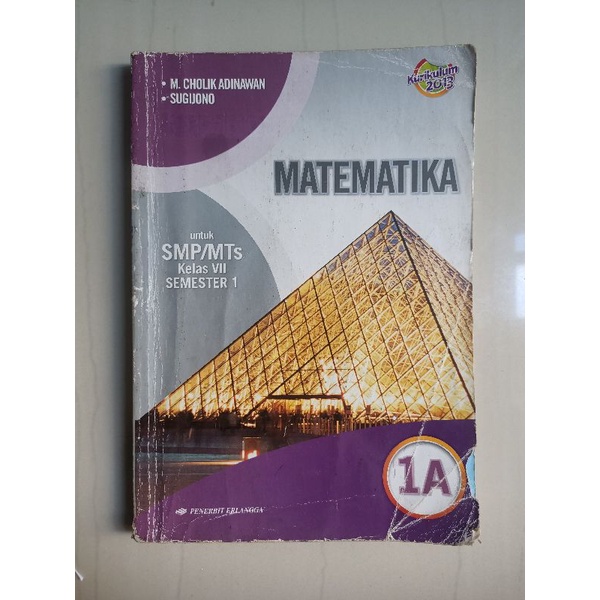 

Buku Matematika SMP Kelas 7 (1A) Kurikulum 2013 Penerbit Erlangga