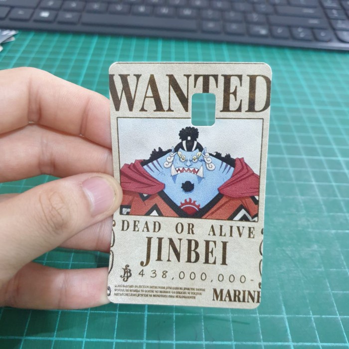 

Sticker Skin ATM / Debit / Kredit C0008 - One Piece - Bounty Jinbei