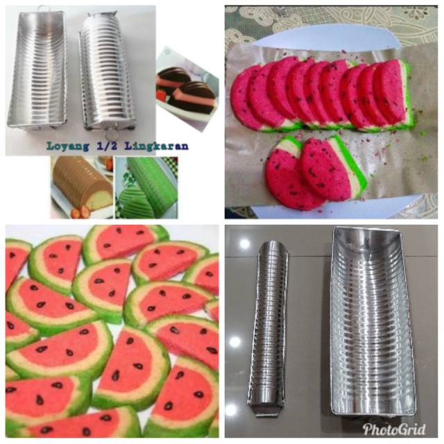 Cetakan bolu semangka/puding semangka