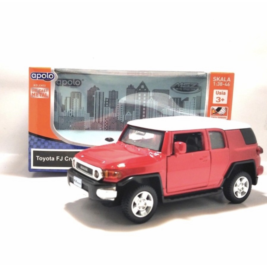 APOLO MSZ TOYOTA FJ CRUISER SCALE 1.43 LIMITED EDITION ORIGINAL MOBIL