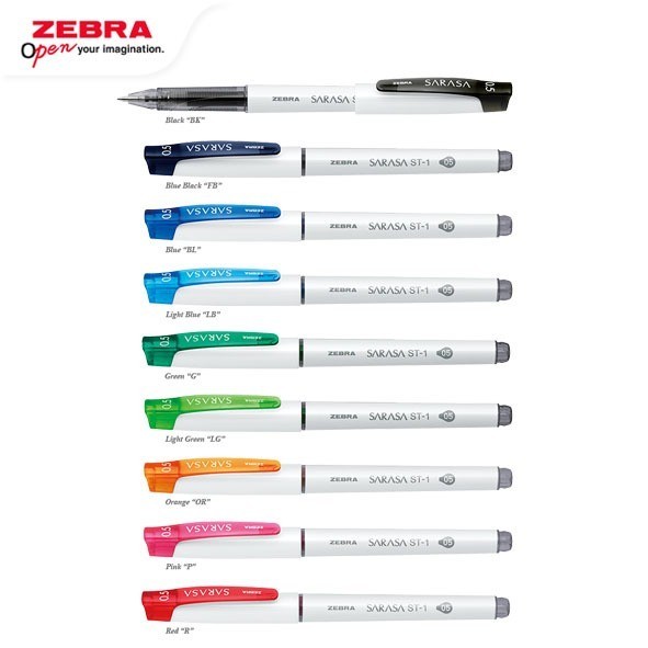 

STATIONERY HAUL-ZEBRA PEN/BULPEN/PULPEN SARASAST1 0.5