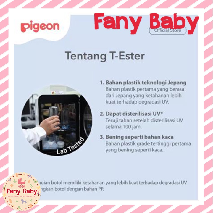 PIGEON SOFTOUCH T-ESTER WIDE NECK BOTTLE 200ML