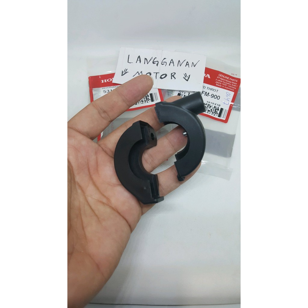 holder dudukan rumah gas cs1 supra x 125 vario beat karisma 1 set atas bawah Ori 100%
