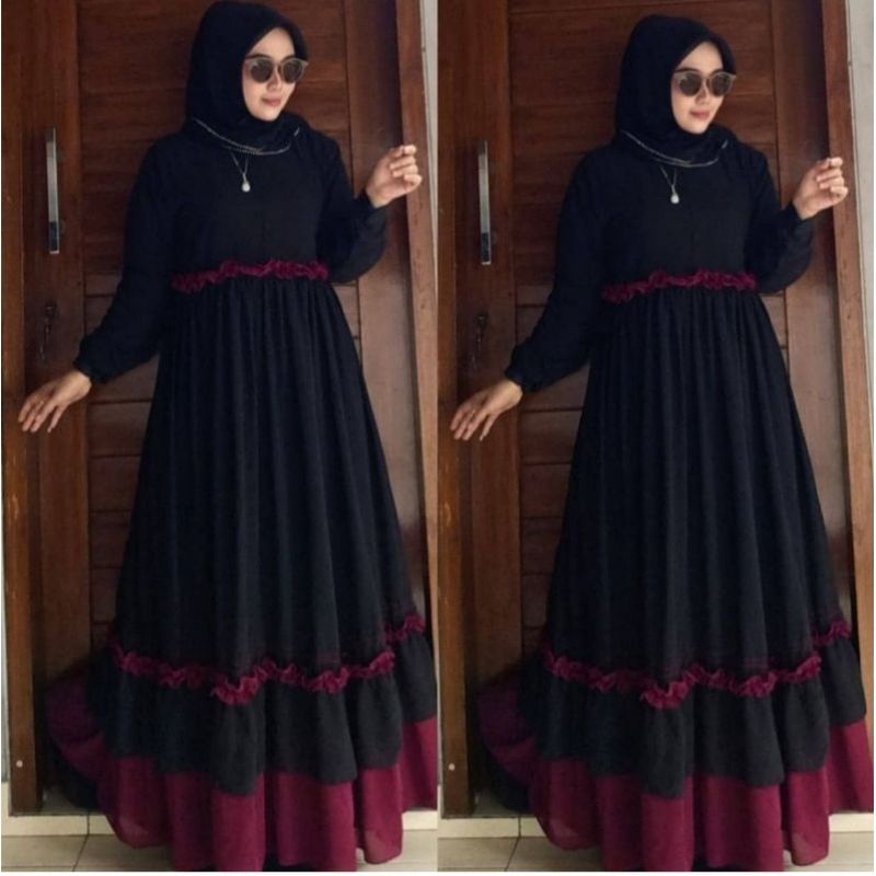 ANNISA DRESS ORIGINAL BY ALHAYA