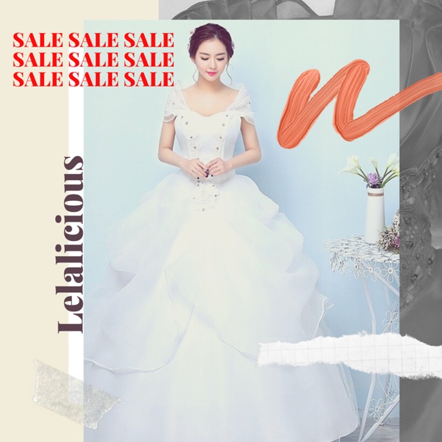 Lace cape white dress