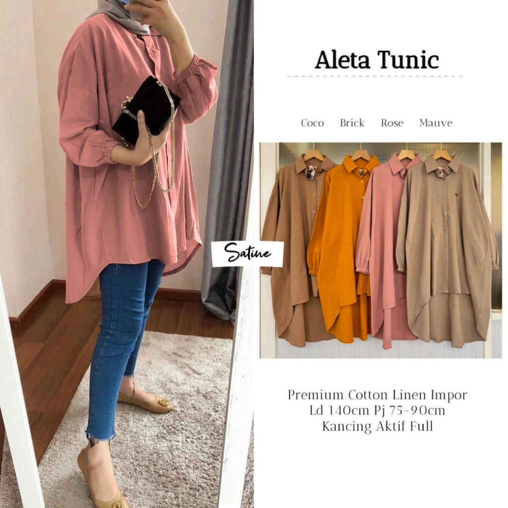 aleta tunik satine
