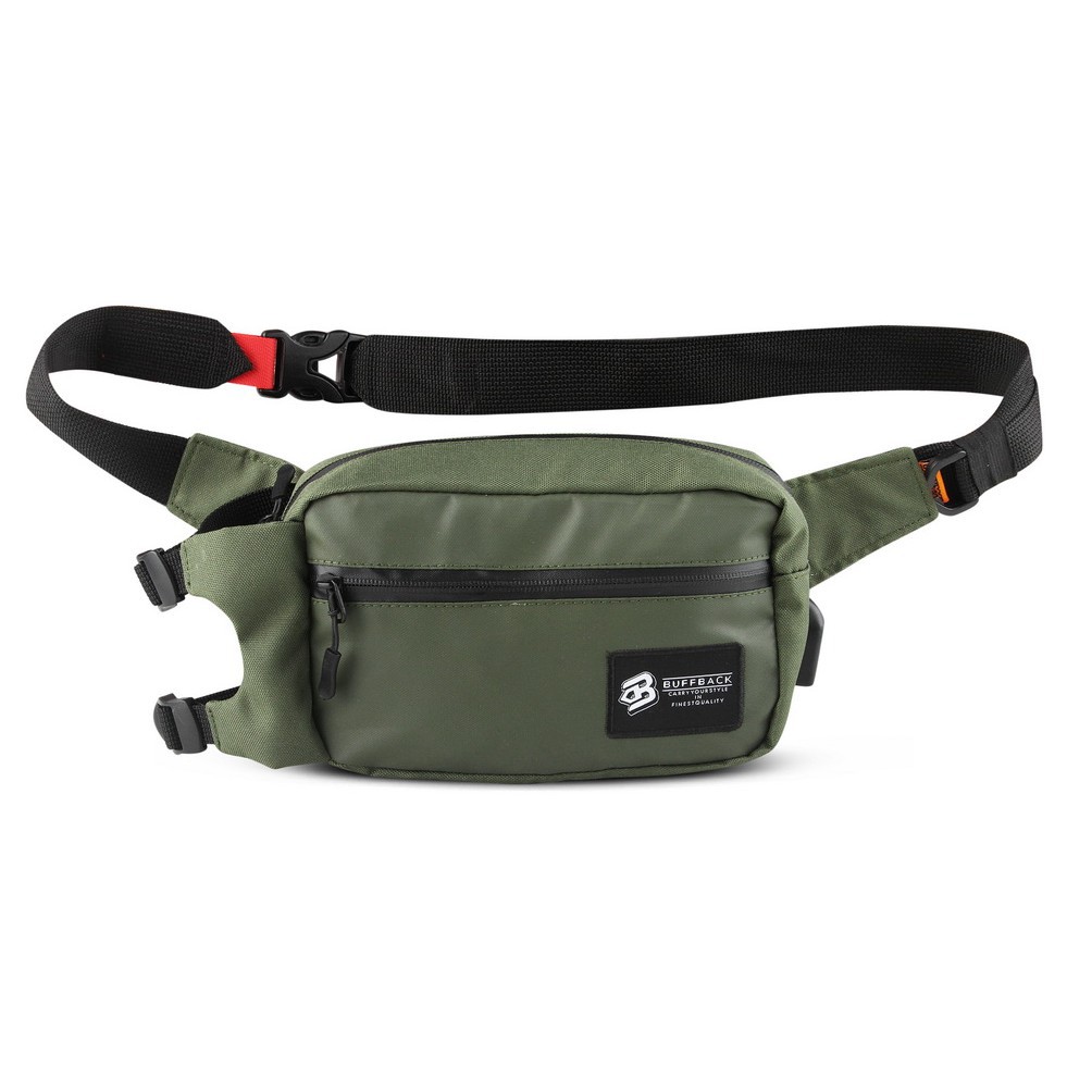 Waistbag Waterproof Usb Buffback Velcro.