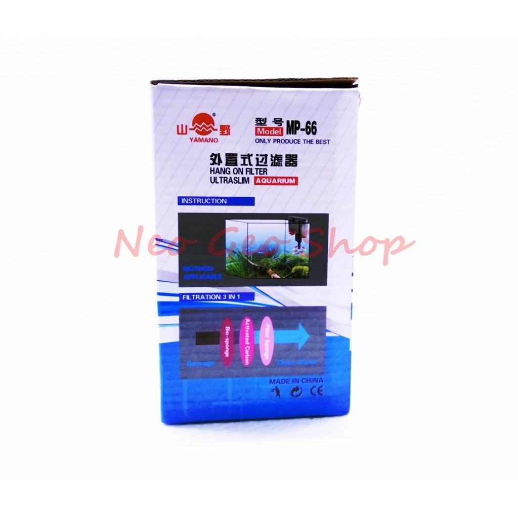 YAMANO MP 66 MP66 hanging filter gantung hang on aquarium aquascape