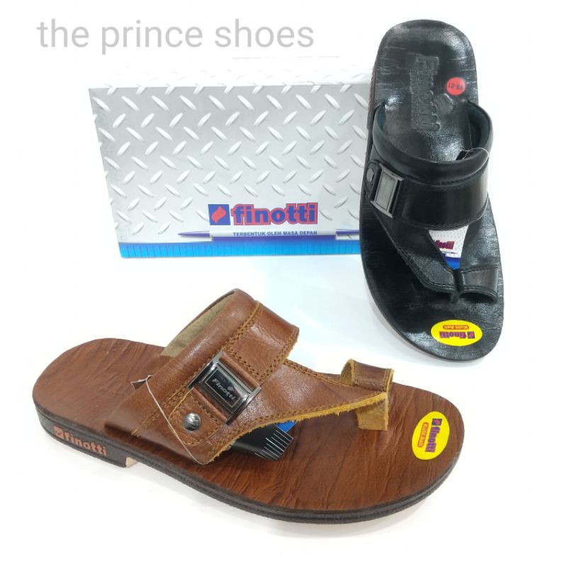 Sandal kuli  finotti VR 01 size 38-42 model jepit jempol | sandal formal | sandal kulit