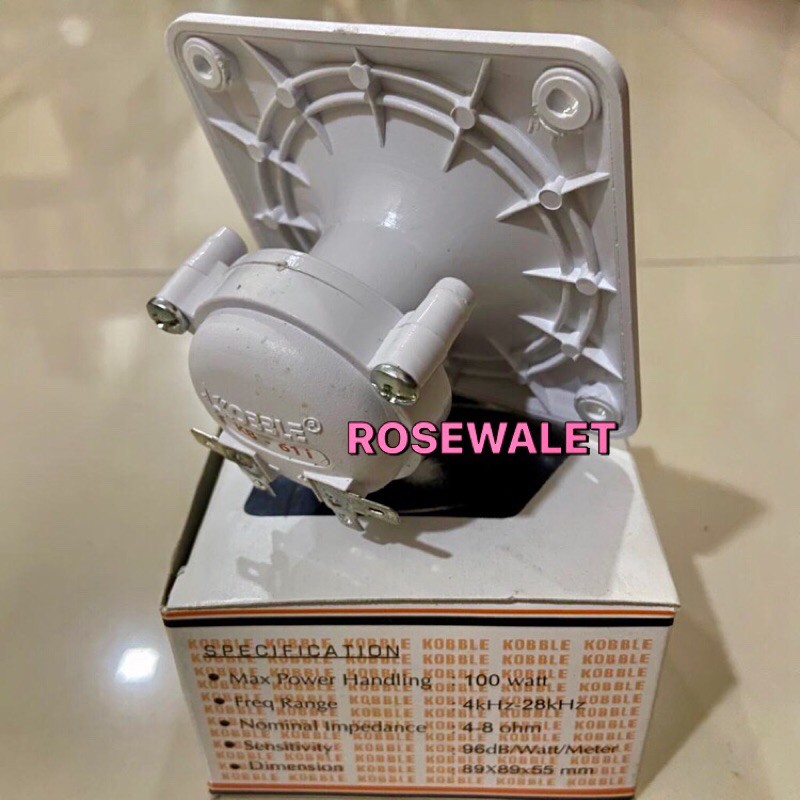 KOBBLE KB 61 PUTIH TWEETER WALET ASLI