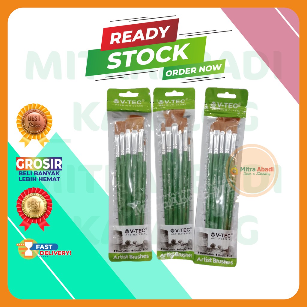 

KUAS CAT KUAS GAMBAR VTEC ARTIST BRUSHES VT77186