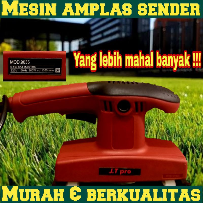 Mesin amplas sander JT PRO persegi panjang terlaris