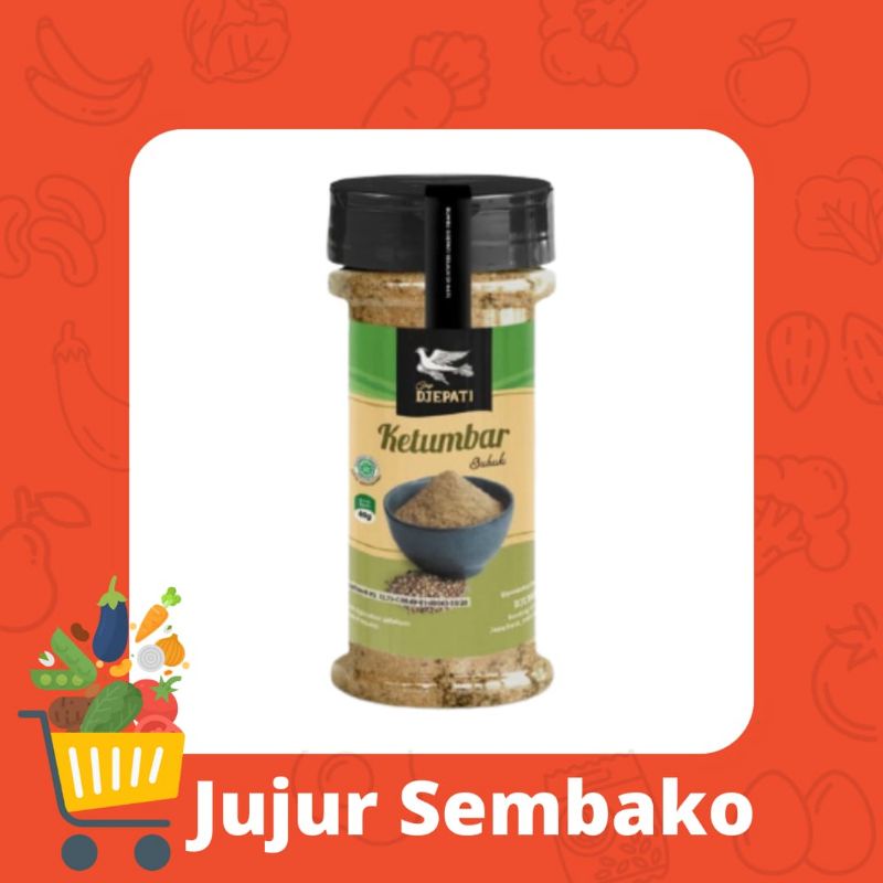 

Ketumbar Bubuk Botol Premium Djepati 40 Gr - Coriander Powder Spice