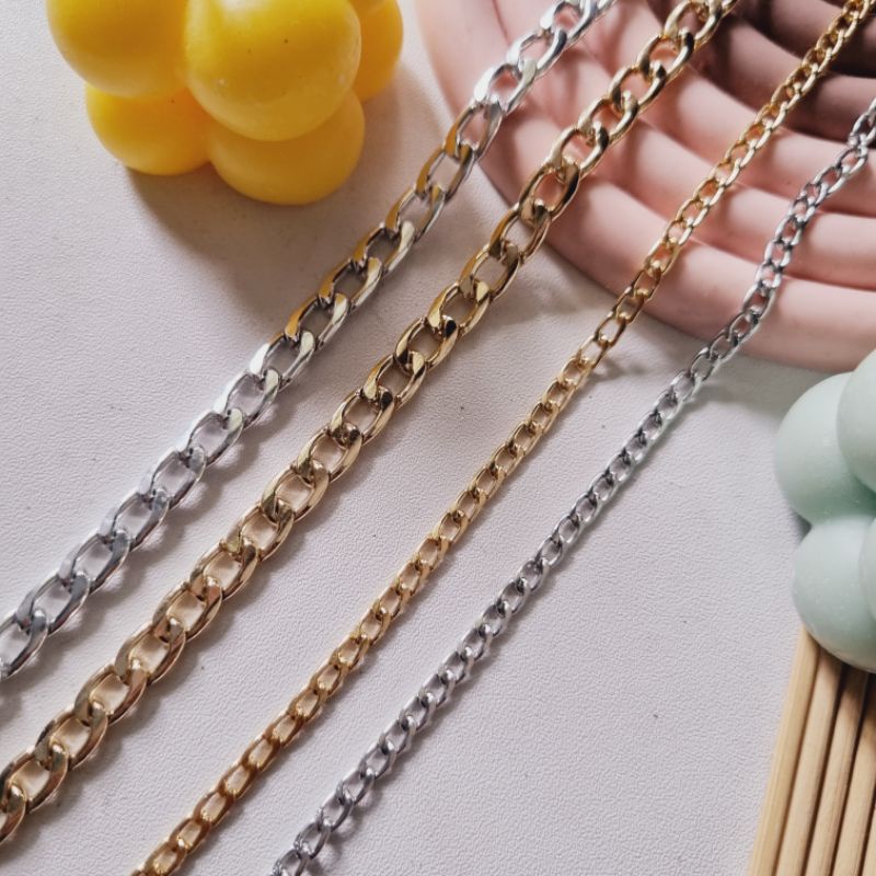 Rantai Meteran Bahan ALUMUNIUM Anti Karat Bahan Aksesoris Craft