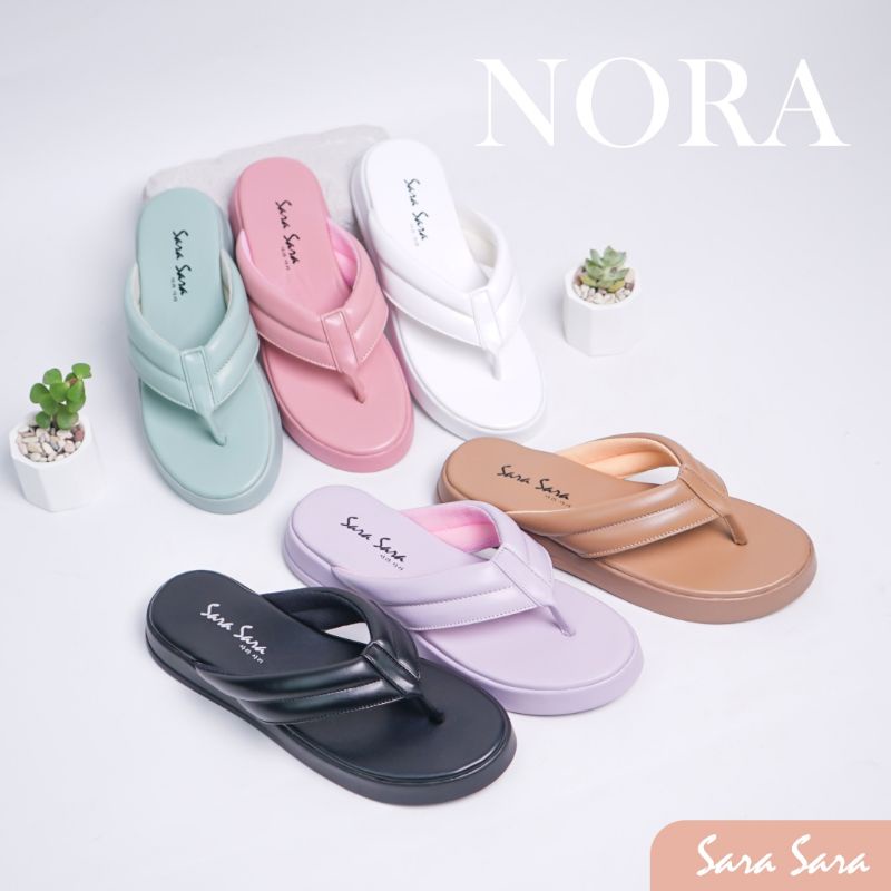 sandal sara sara nora/sandal wanita sara sara nora