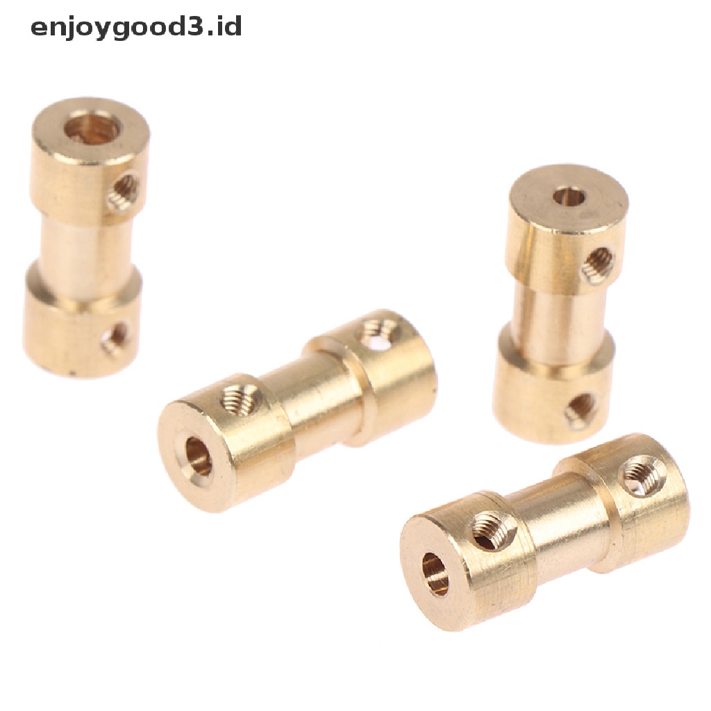 (Id) Konektor Coupler Shaft Motor Bahan Kuningan Ukuran 2-6mm (Dd)