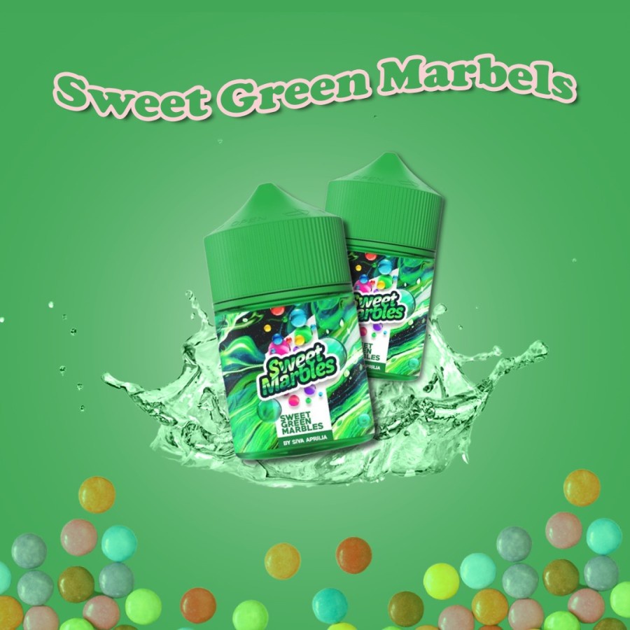 Sweet Marbles Green V1 60ML Authentic Liquid 60ML