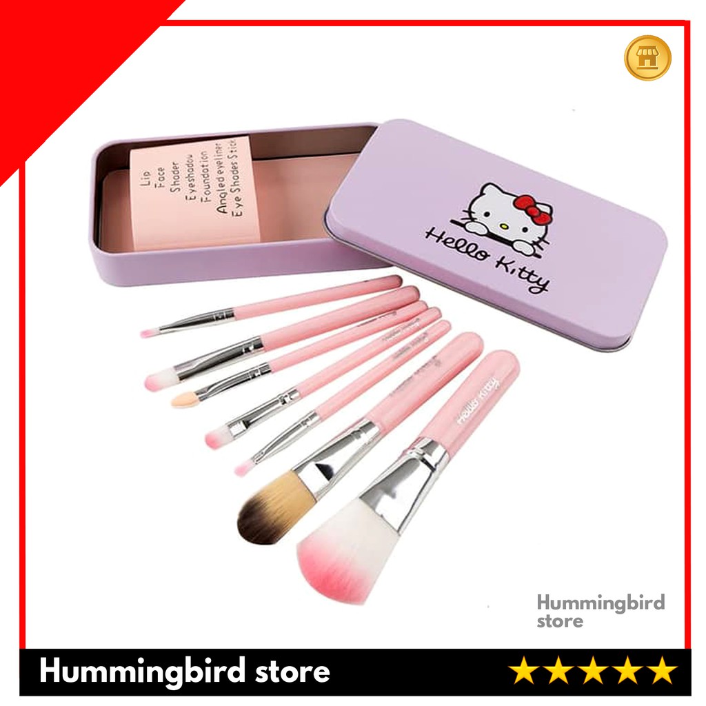 Kuas Make Up Line Karakter 7 Set Kualitas Import Shopee Indonesia