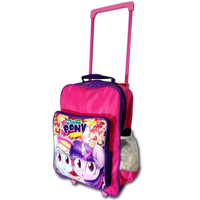 Tas Troli Anak Paud Trolly Anak Tas Roda Anak + Kuda Poni