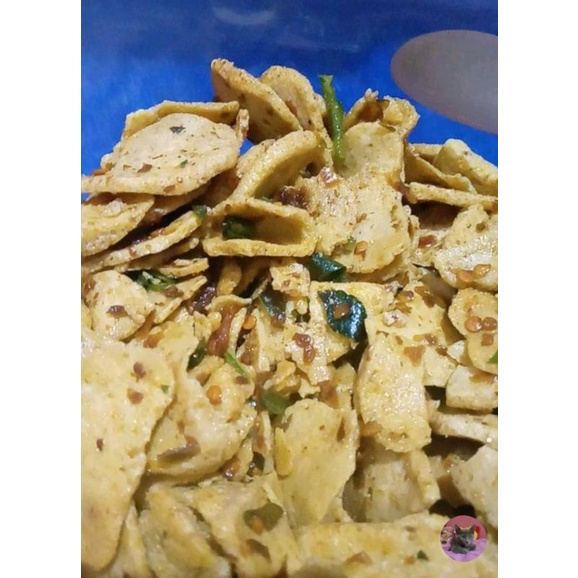 

Basreng pedas daun jeruk 1/2 kg