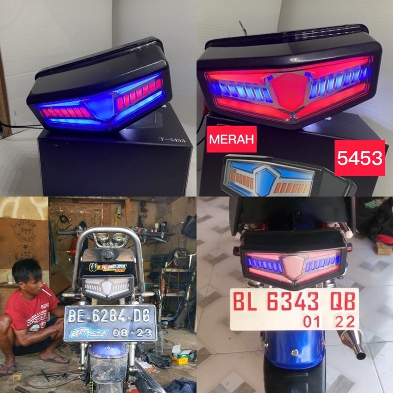 COD Lampu Stop Belakang RX KING Led Runing Lampu Stop RX KING Lampu RX KING STOPLAMP LED RXKING