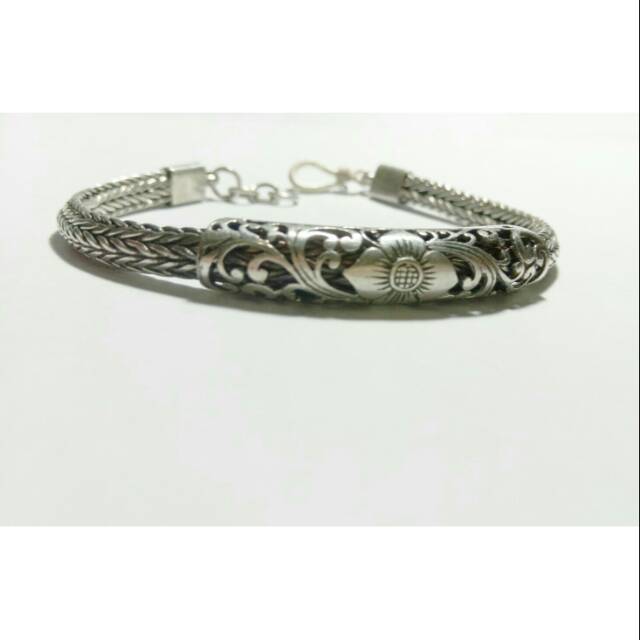 Gelang pria wanita/gelang silver handmade