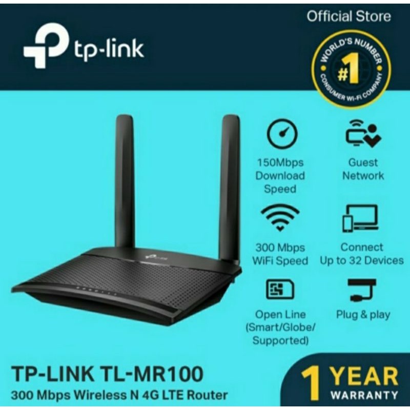 modem router 4G tplink mr100