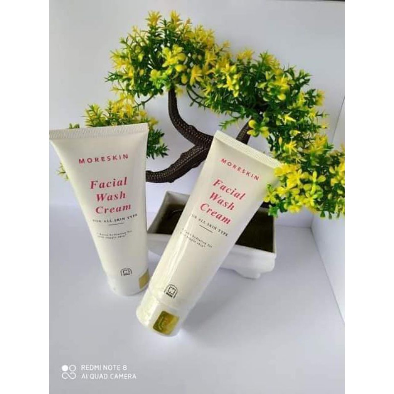 Jual MORESKIN FACIAL WASH CREAM NASA ORIGINAL Shopee Indonesia