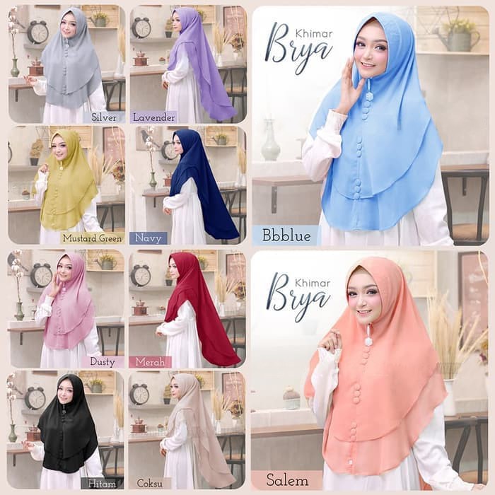 Jilbab Hijab Khimar Syari Brya Model Terbaru