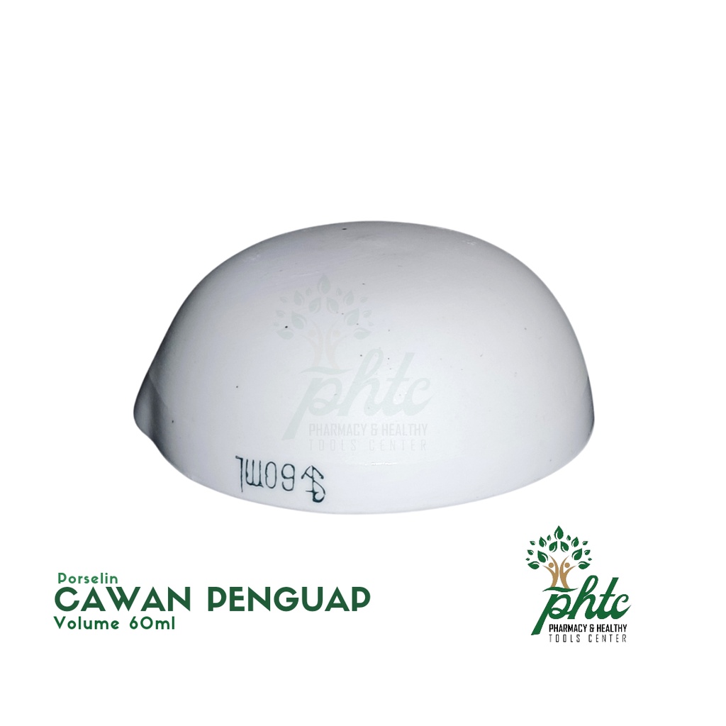 Cawan Uap 60ml l Cawan Porselin 60ml - Cawan Penguap