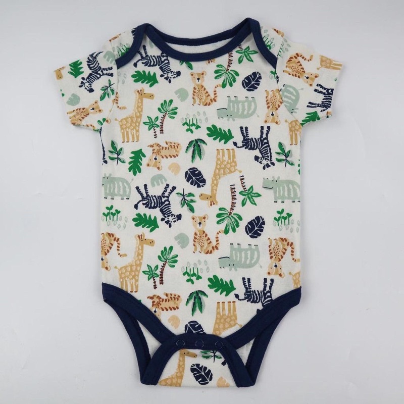 BABY K2- BABY BODYSUIT  ISI 5 PCS MOTIF  NO REST WILD KODE 00033